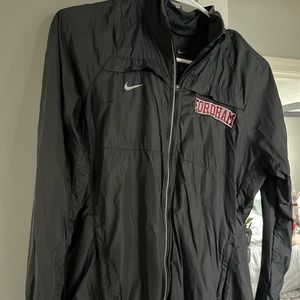 Windbreaker Nike Fordham University zip up jacket